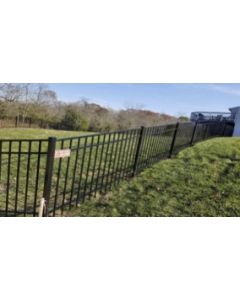 Aluminum Gate-54" High X 48" Wide - Style Belhaven 4 Foot Gate Standard Bottom